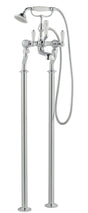 JTP Grosvenor Lever Floor Standing Bath Shower Mixer - Chrome - 85275FS - TAP 'N' SHOWER