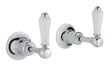 JTP Grosvenor Lever Wall Valves 1/2 - Chrome - 85089