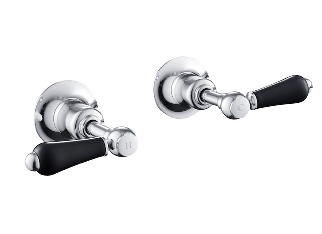 JTP Grosvenor Lever Wall Valves 1/2 - Chrome - GB85089