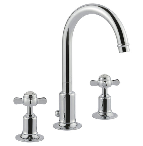 JTP Grosvenor Pinch 3 Hole Basin Mixer - Chrome - 98191