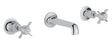 JTP Grosvenor Pinch 3 Hole Basin Mixer - Chrome - 98089A