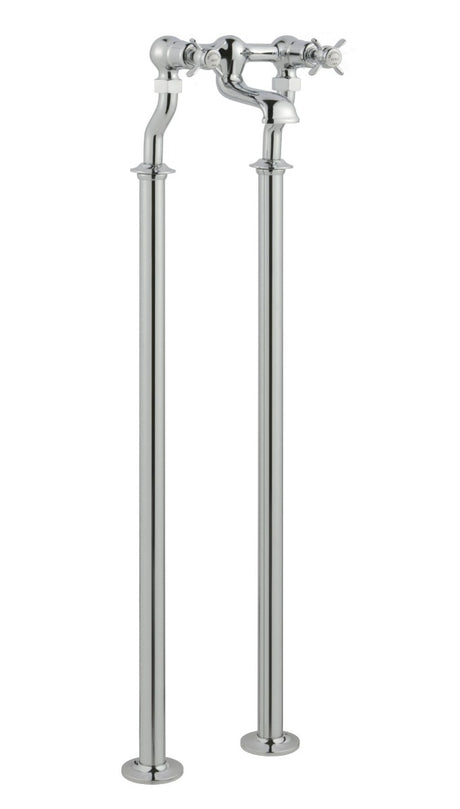 JTP Grosvenor, Pinch Floor Standing Bath Filler - Chrome - 98223FS