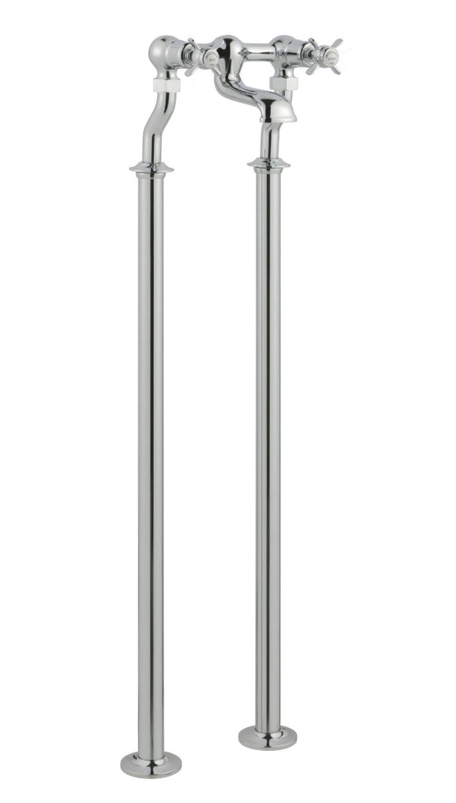 JTP Grosvenor, Pinch Floor Standing Bath Filler - Chrome - 98223FS