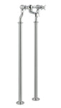 JTP Grosvenor, Pinch Floor Standing Bath Filler - Chrome - 98223FS