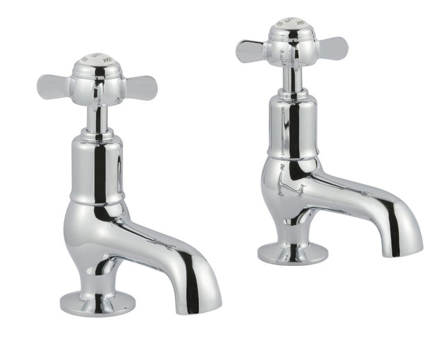 JTP Grosvenor Pinch Cloakroom Basin Taps - Chrome - 98025