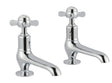 JTP Grosvenor Pinch Long Nose Basin Taps - Chrome - 98011