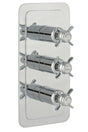 JTP Grosvenor Pinch Thermostatic 2 Outlet Shower Valve - Chrome - 98690
