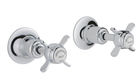 JTP Grosvenor Pinch Wall Valves 1/2 - Chrome - 98089