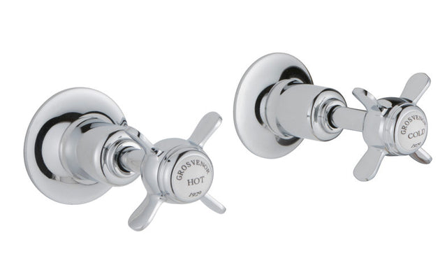 JTP Grosvenor Pinch Wall Valves 1/2 - Chrome - 98089