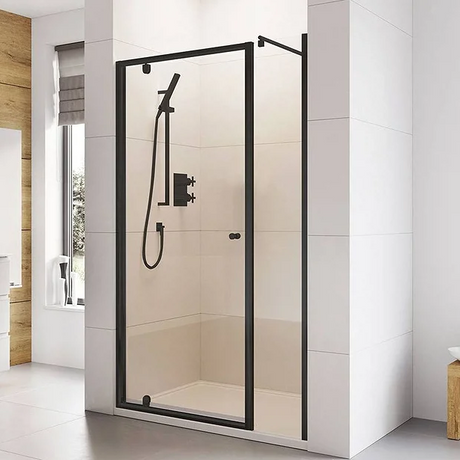 Roman Haven6 Matt Black 300mm x 1900mm Inline Panel - H3HL3CB