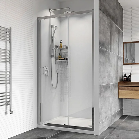 Roman Haven8 Chrome 1500mm x 1950mm Sliding Shower Door - H4S15CS