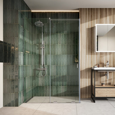 Scudo Momentum 8mm Sliding Wetroom 1000mm x 2000mm - MO-DOOR-1000