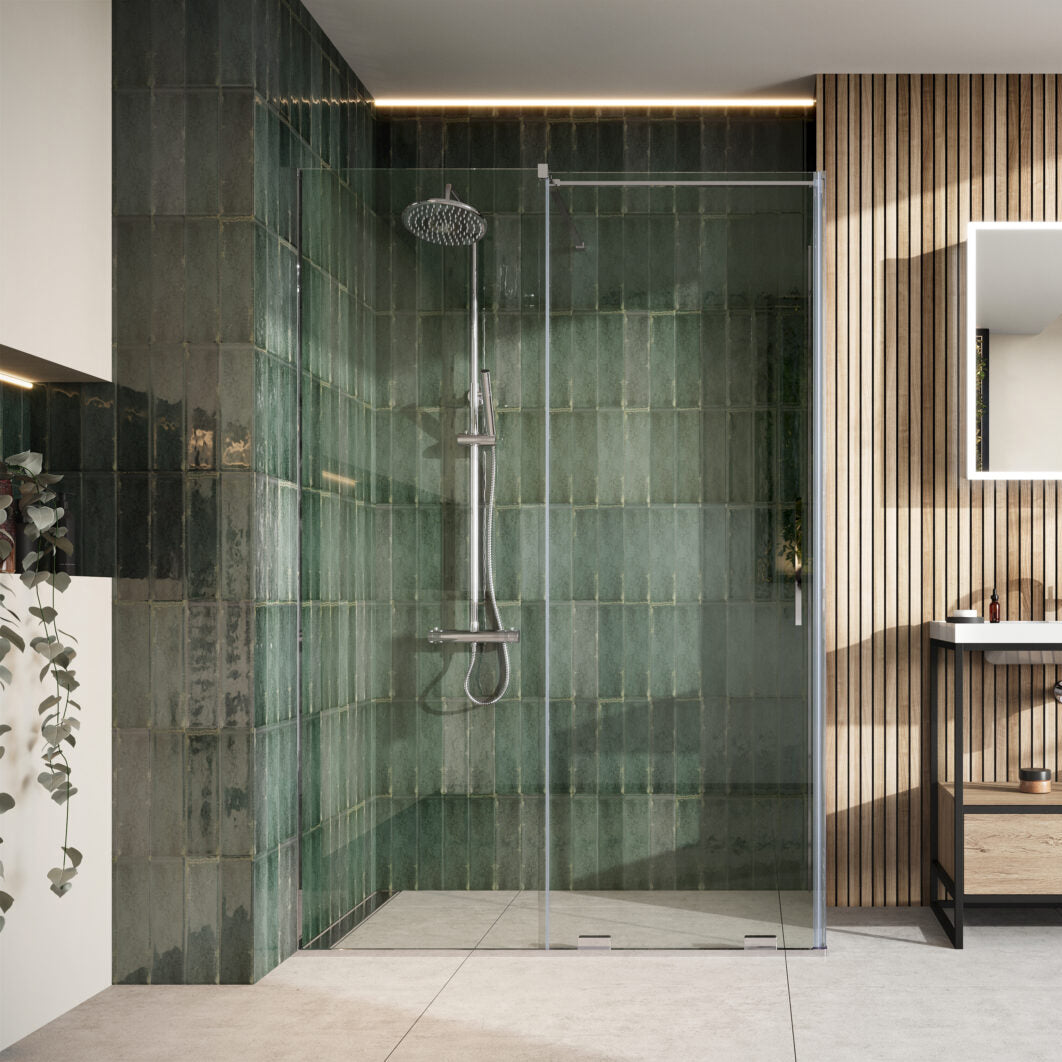 Scudo Momentum 8mm Sliding Wetroom 1500mm x 2000mm - MO-DOOR-1500
