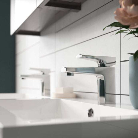Nuie Mono Hardy Basin Mixer Tap with Waste - Chrome - HDY305