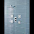 Nuie Fixed Shower Heads Chrome Contemporary Head - HEAD50