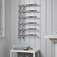 Towelrads Blandford Heated Towel Rail 1500mm High x 500mm Wide - Chrome - 120864