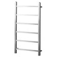 Towelrads Diva Straight Heated Towel Rail 800mm High x 500mm Wide - Polished Stainless Steel - 230000