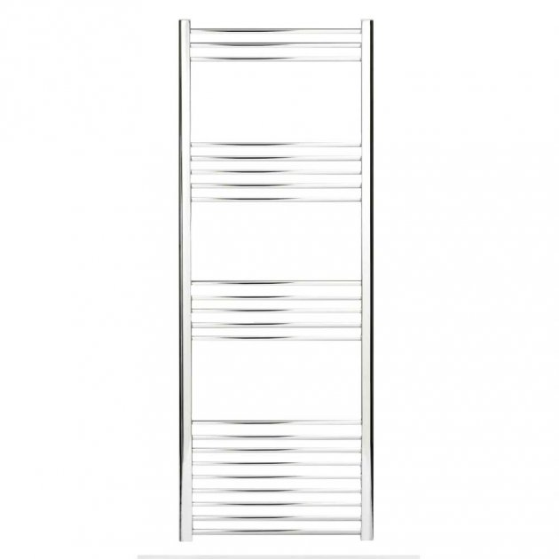 Towelrads Hamilton Curved Heated Towel Rail 1200mm High x 400mm Wide - Chrome - 180013
