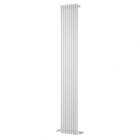 Towelrads Iridio Vertical Straight Hot Water Radiator 1800mm High x 300mm Wide - White - 120980