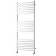 Towelrads Oxfordshire Straight Heated Towel Rail 1186mm High x 500mm Wide - White - 120955