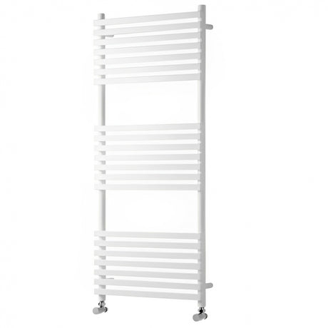 Towelrads Oxfordshire Straight Heated Towel Rail 1186mm High x 500mm Wide - White - 120955