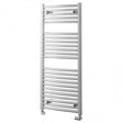 Towelrads Pisa Curved Heated Towel Rail 1200mm High x 400mm Wide - Chrome - 140047