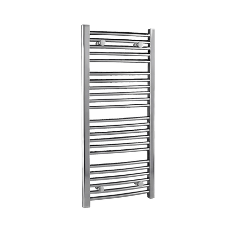 Nuie Curved Ladder Towel Rail 1100mm High x 500mm Wide  - Chrome - HK3