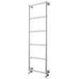 Hudson Reed Countess Heated Towel Rail Wall Mounted, 1550mm High x 600