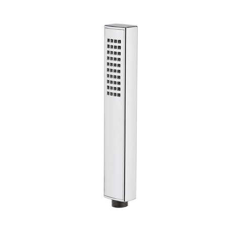 Nuie Easy-Clean Minimalist Rectangular Shower Handset - Chrome - HO306