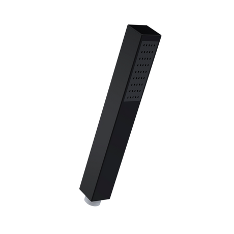 Nuie Square Shower Pencil Handset - Matt Black - HO410