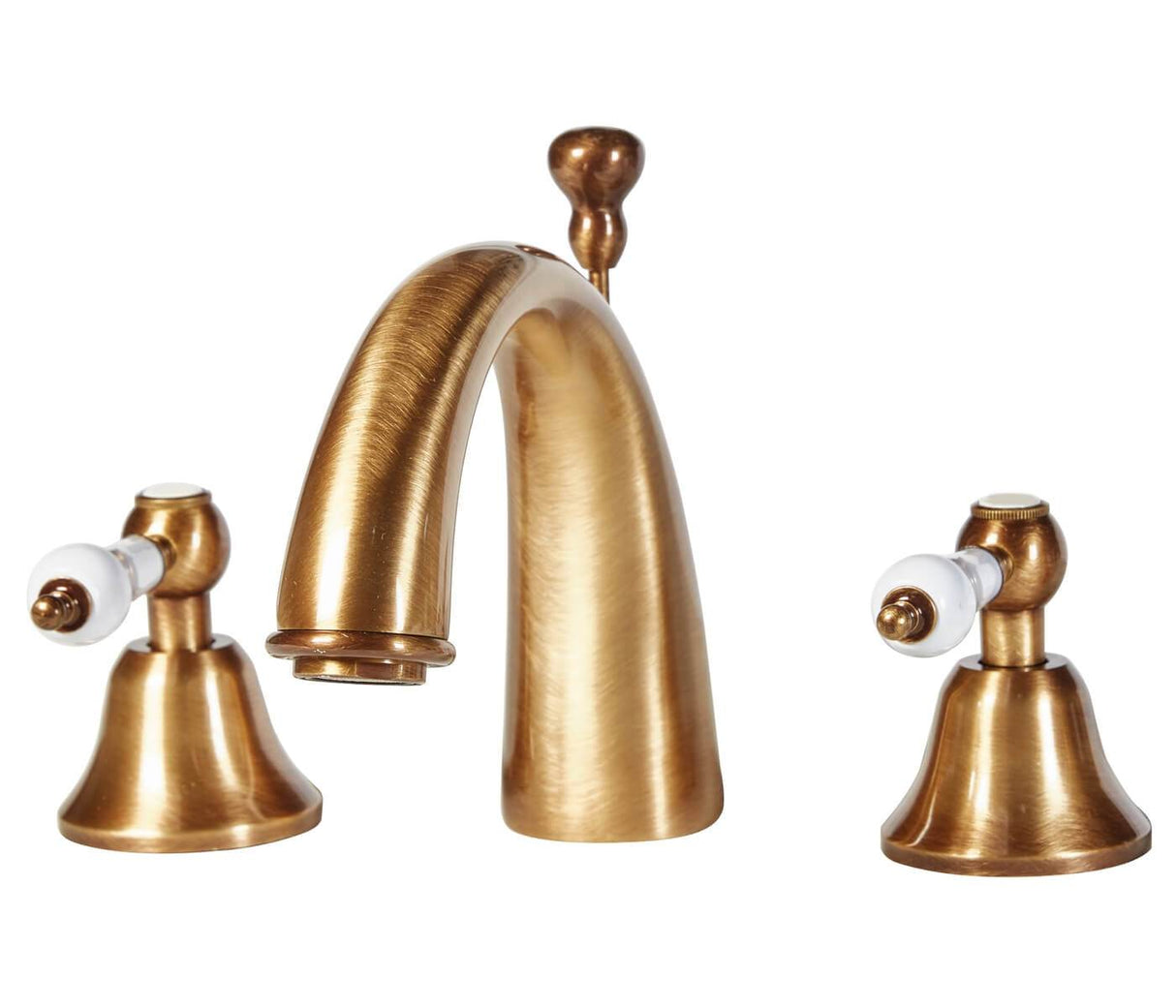 Holborn Etros Brass 3 Tap Hole Basin Mixer with Pop-Up Waste - FMART21