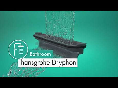 Hansgrohe RainDrain Match Finish Set Shower Drain 700 With Height Adjustable Frame - Matt White - 56037700