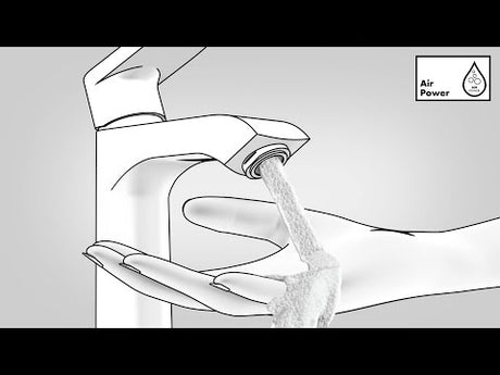 Hansgrohe Vivenis Single Lever Basin Mixer For Concealed Installation Wall-mounted With Spout 192mm - Chrome - 75050000