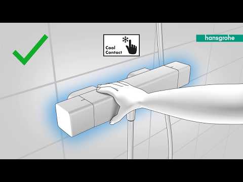 Hansgrohe Croma E Showerpipe 280 1jet With Thermostat - Chrome - 27630000