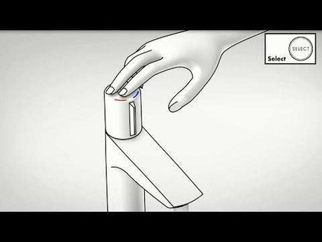 Hansgrohe Talis Select S chrome basin mixer with pop-up waste and single-handle water control