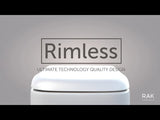 RAK Feeling Rimless Wall Hung Pan - Matt White - RST23500A