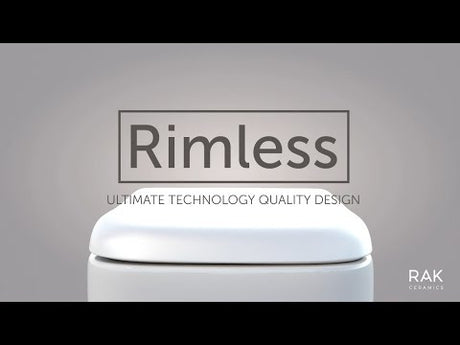 RAK Feeling Rimless Wall Hung Pan - Matt White - RST23500A