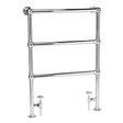 Launde Abbey Countess Traditional Radiator 966 x 676mm - Chrome - TAP 'N' SHOWER