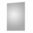 Hudson Reed Ambient Touch Sensor Bathroom Mirror with 25W Bulb 700mm High x 500mm Wide - Chrome - LQ602