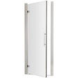 Hudson Reed Apex 8mm Glass Hinged Shower Door 800mm Wide - Polished Ch