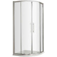 Hudson Reed Apex 8mm Glass Quadrant Shower Enclosure 800mm x 800mm - P