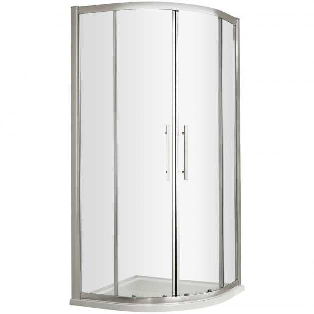 Hudson Reed Apex 8mm Glass Quadrant Shower Enclosure 900mm x 900mm - P