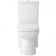 Hudson Reed Arlo Push Button Cistern Compact Close Coupled Toilet - Soft Close Seat - White - CPC027