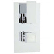 Hudson Reed Dual Handle Art Concealed Thermostatic Shower Valve with D