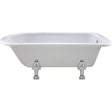 Hudson Reed Berkshire Freestanding Bath with Pride Leg Set 1700mm x 75