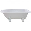 Hudson Reed Berkshire Freestanding Bath with Deacon Leg Set 1700mm x 7