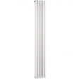 Hudson Reed Colosseum Traditional 3-Column Vertical Radiator 1500mm High x 287mm Wide - White - HX308