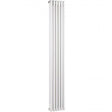 Hudson Reed Colosseum Traditional 3-Column Vertical Radiator 1800mm High x 287mm Wide - White - HX311