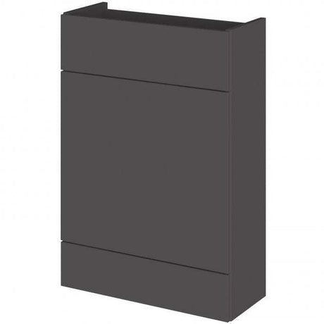 Hudson Reed Fusion Modern Grey Gloss 600 WC Unit - Compact - OFF947