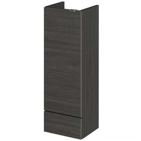 Hudson Reed Fusion modern compact 300mm wide bathroom base unit in Hacienda Black